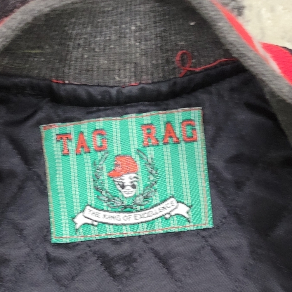Tag Rag Red Varsity Vest 34" Chest - Picture 2 of 8